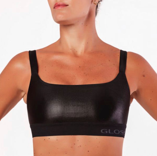 Top Glossy Cirre Preto